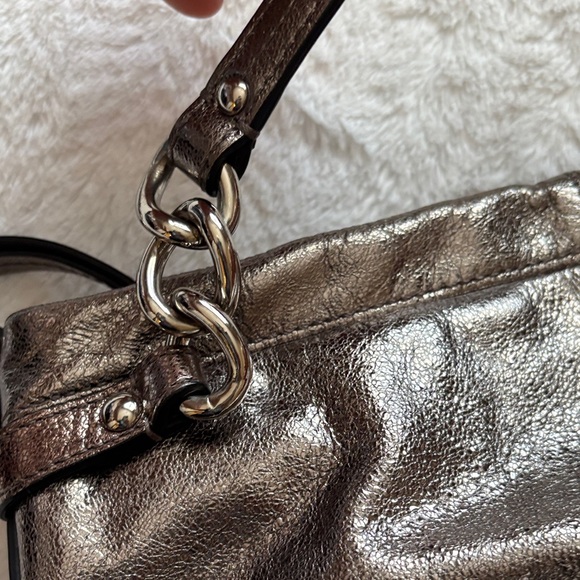 Coach Metallic Silver ShoulderBag - Picture 15 of 15